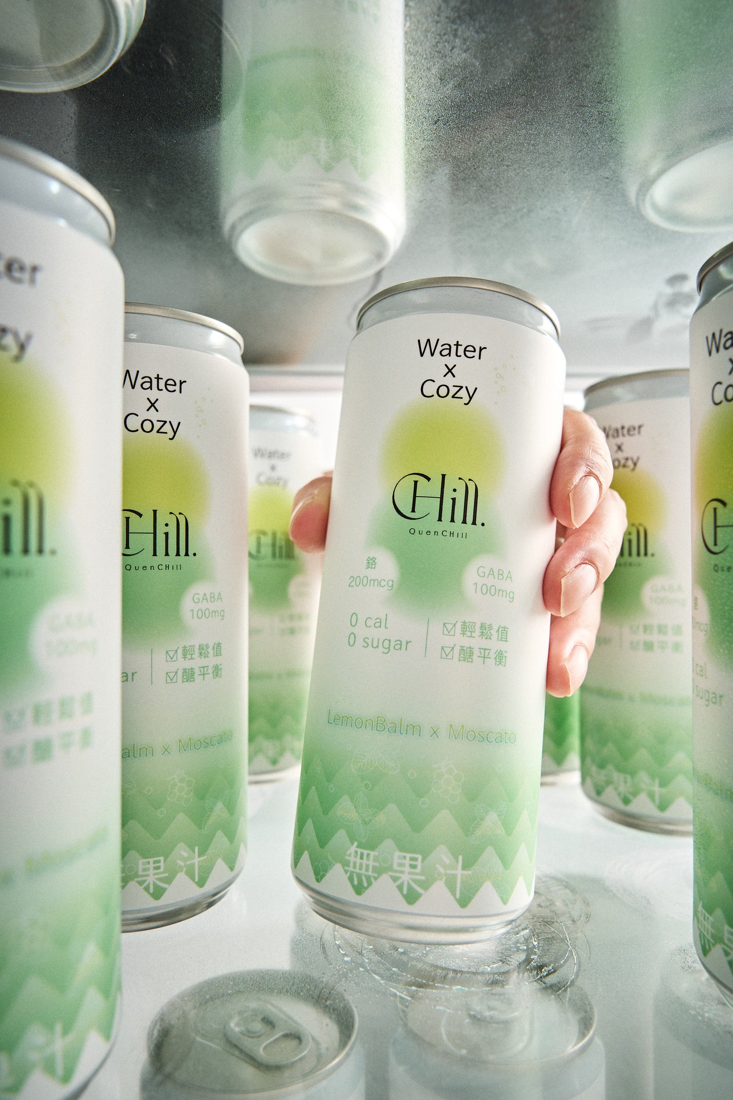 憩活氣泡水(檸檬香蜂草葡萄風味)